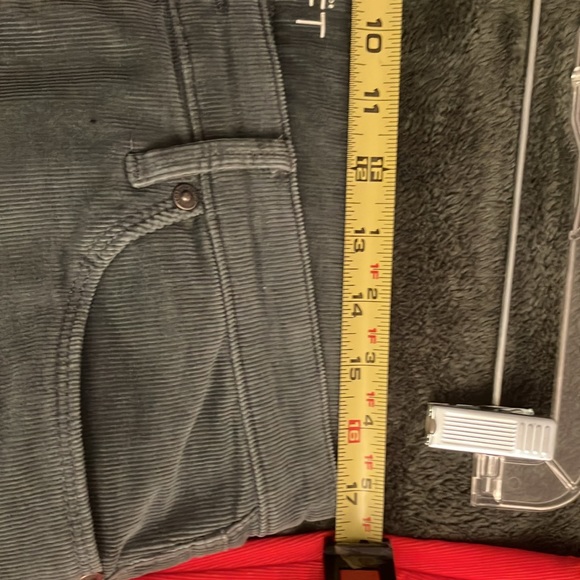 Loft. Gray corduroy Jeans. Size 10. (30/10 on label) - Picture 5 of 5